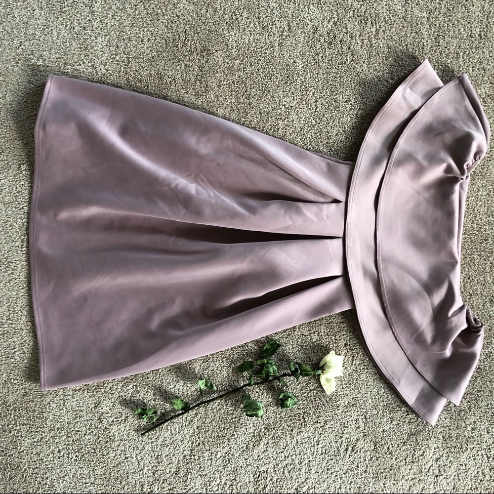 ASOS Ruffle Off Shoulder Dress